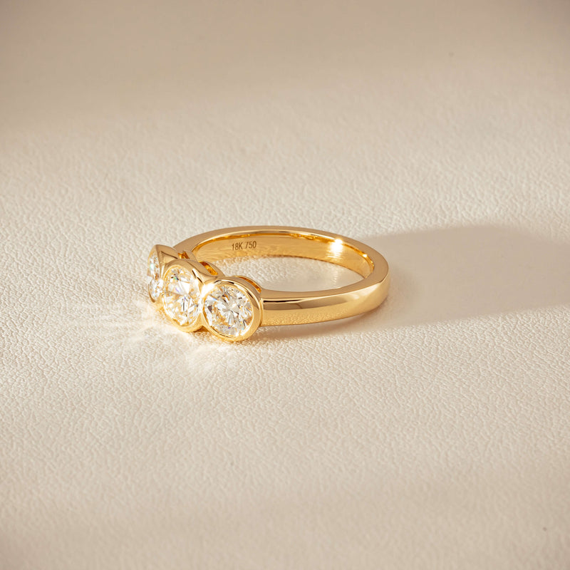 18ct Yellow Gold 1.68ct Reclaimed Diamond Natalia Ring