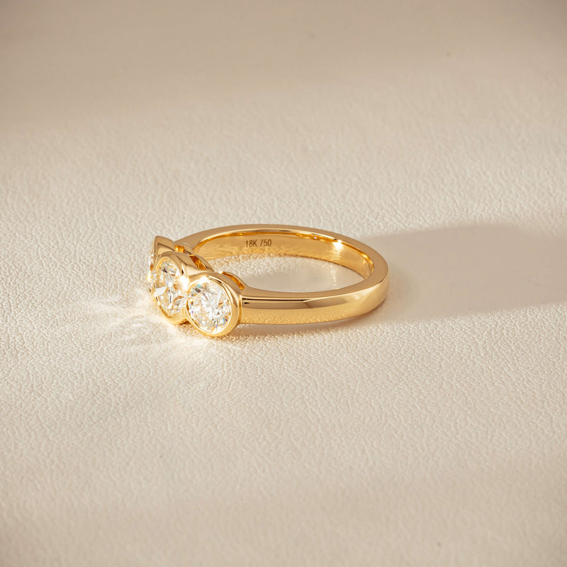 18ct Yellow Gold 1.68ct Reclaimed Diamond Natalia Ring