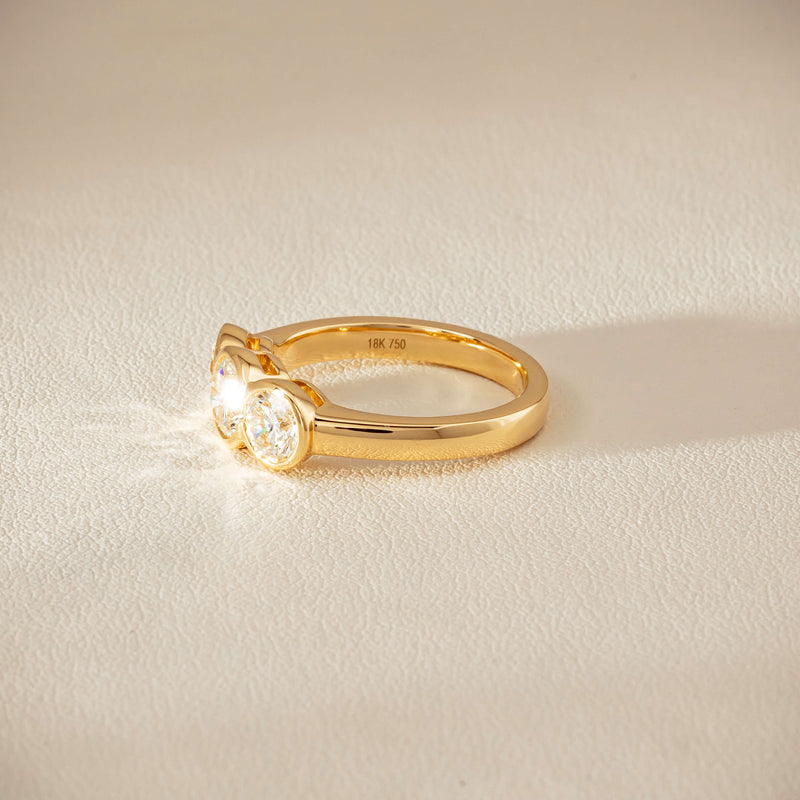 18ct Yellow Gold 1.68ct Reclaimed Diamond Natalia Ring