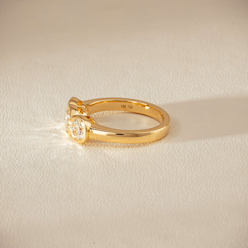 18ct Yellow Gold 1.68ct Reclaimed Diamond Natalia Ring