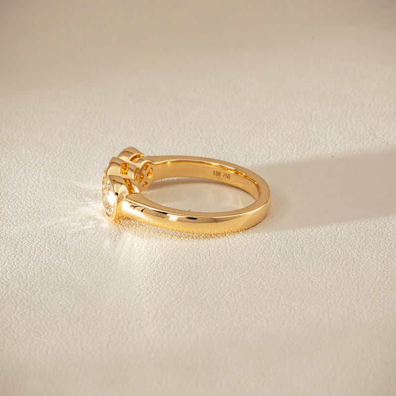 18ct Yellow Gold 1.68ct Reclaimed Diamond Natalia Ring