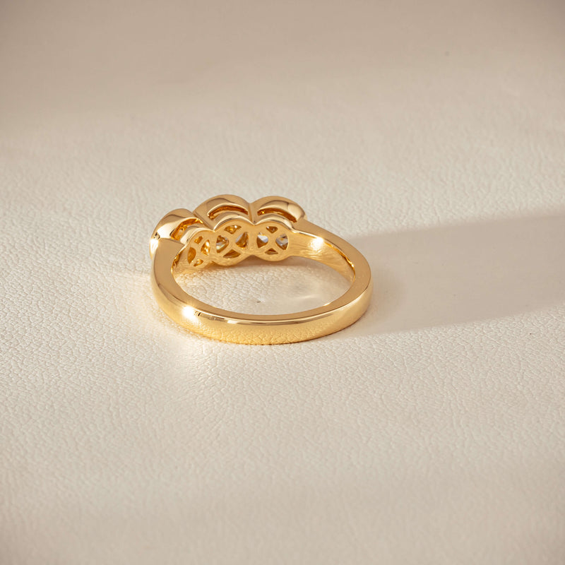 18ct Yellow Gold 1.68ct Reclaimed Diamond Natalia Ring