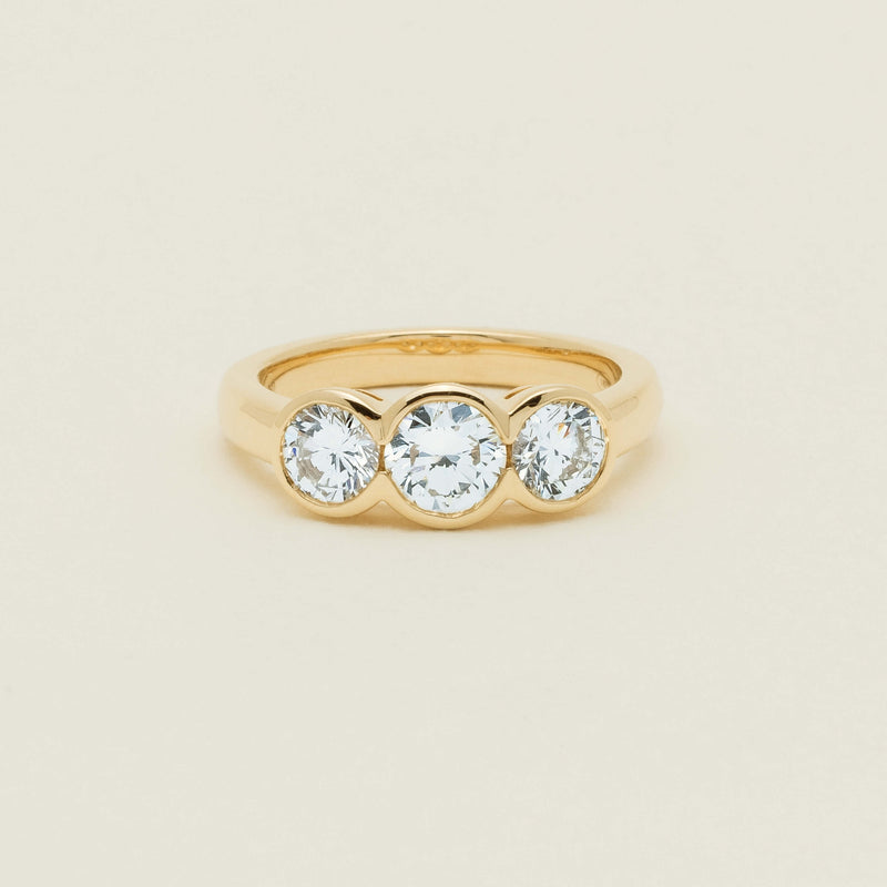 18ct Yellow Gold 1.68ct Reclaimed Diamond Natalia Ring