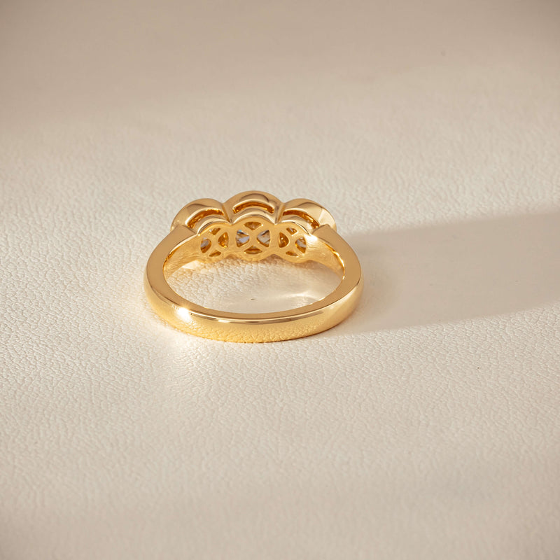 18ct Yellow Gold 1.68ct Reclaimed Diamond Natalia Ring