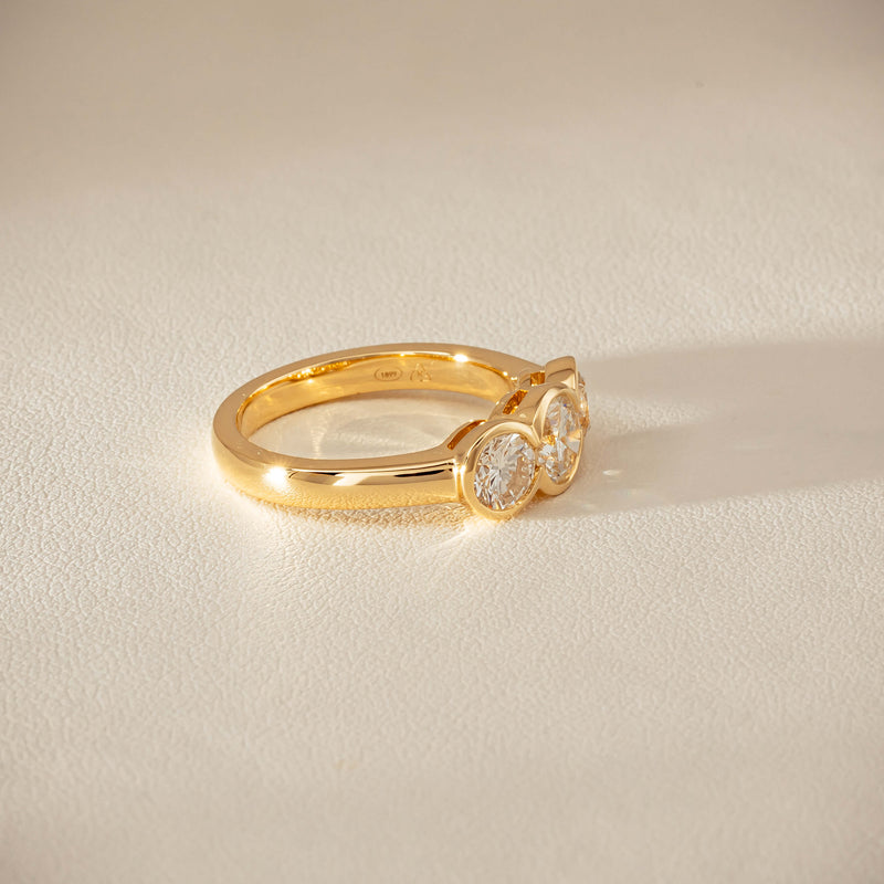 18ct Yellow Gold 1.68ct Reclaimed Diamond Natalia Ring