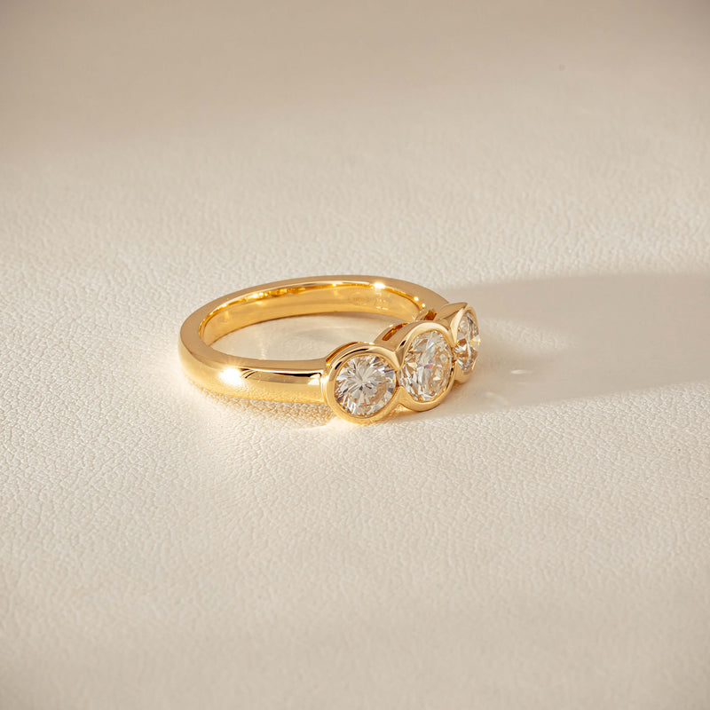 18ct Yellow Gold 1.68ct Reclaimed Diamond Natalia Ring