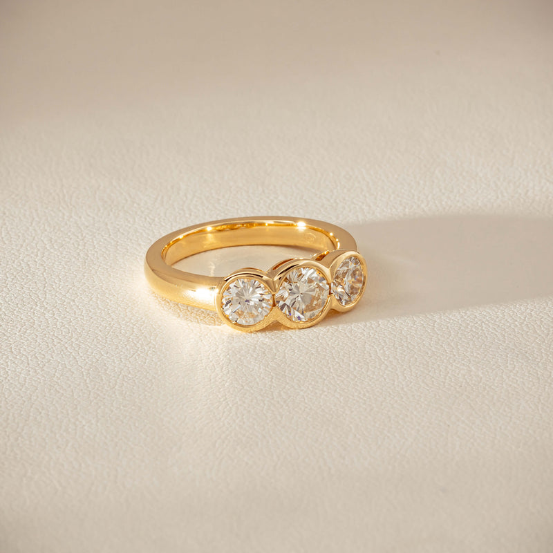 18ct Yellow Gold 1.68ct Reclaimed Diamond Natalia Ring