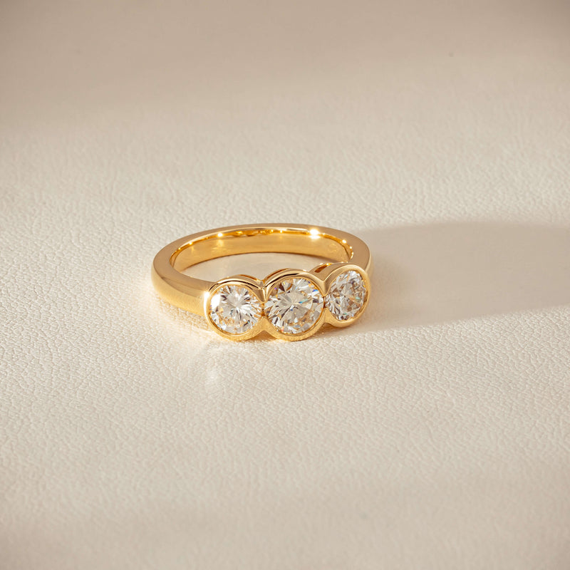 18ct Yellow Gold 1.68ct Reclaimed Diamond Natalia Ring