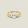 Deja Vu 18ct Yellow Gold .43ct Diamond Rubover Set Ring - Ring - Walker & Hall
