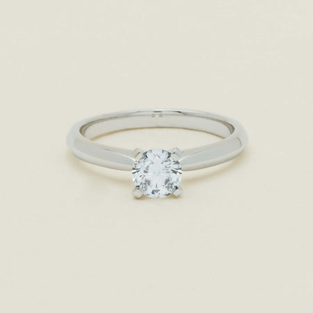 18ct White Gold .60ct Diamond Venetian Ring