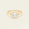 18ct Yellow Gold 1.34ct Reclaimed Radiant Diamond Elara Ring