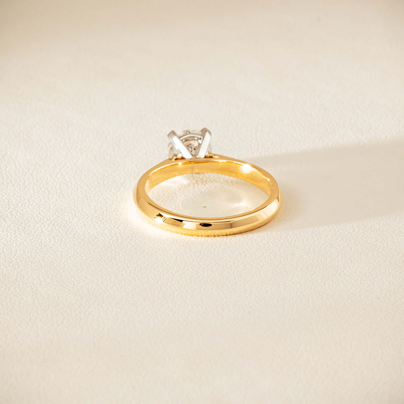18ct Yellow Gold 1.01ct Diamond Venetian Ring - Ring - Walker & Hall