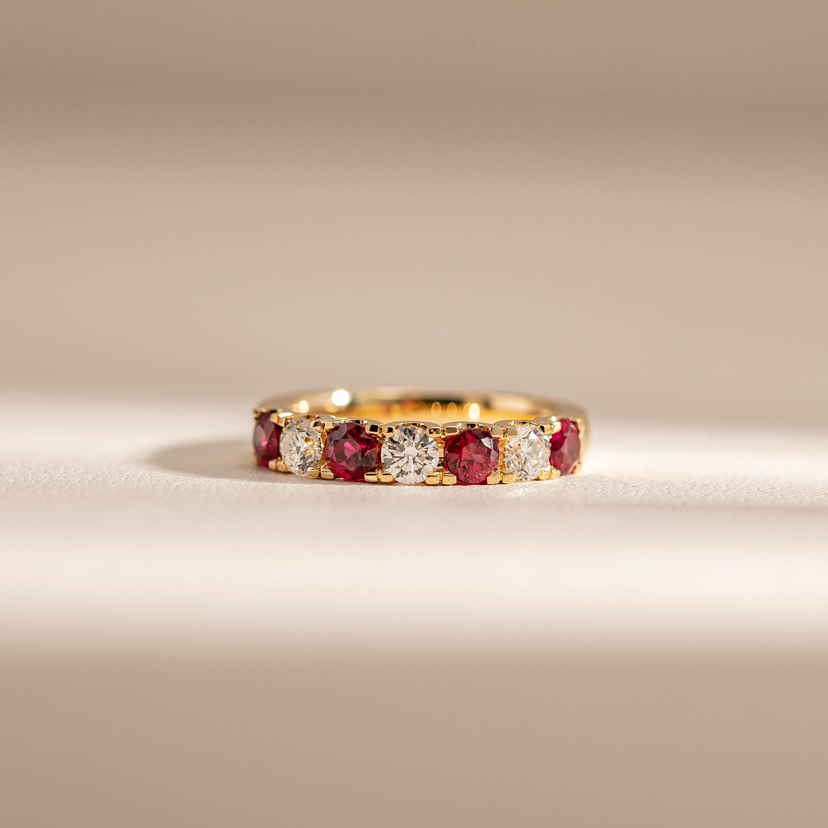 Diamond and Ruby Rialto Ring