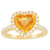 18ct Yellow Gold 2.53ct Golden Sapphire & Diamond Sierra Ring-Ring-Walker & Hall