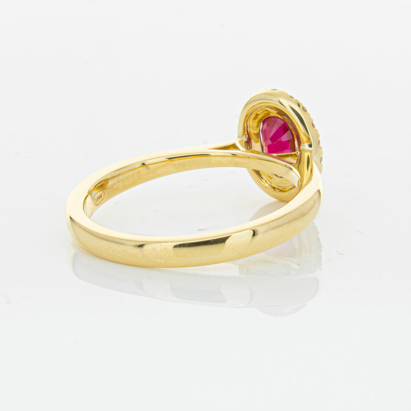 18ct Yellow Gold 1.10ct Ruby & Diamond Nina Ring-Ring-Walker & Hall
