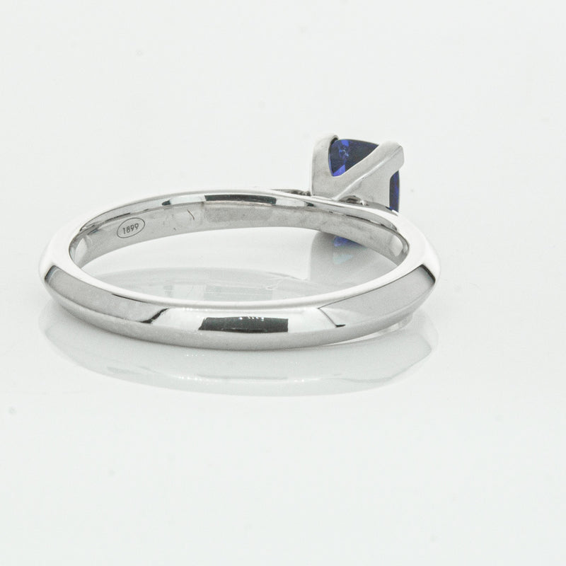 18ct White Gold 1.07ct Sapphire Venetian Ring-Ring-Walker & Hall