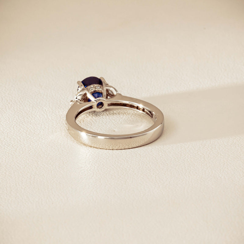 Deja Vu Platinum 1.88ct Sapphire & Diamond Ring - Ring - Walker & Hall