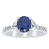 Deja Vu Platinum 1.88ct Sapphire & Diamond Ring-Ring-Walker & Hall