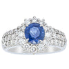 Deja Vu Platinum 1.64ct Sapphire & Diamond Ring-Ring-Walker & Hall