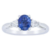 18ct White Gold 1.35ct Sapphire & Diamond Ayla Ring-Ring-Walker & Hall