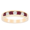 18ct Yellow Gold .50ct Ruby & Diamond Tigris Ring-Ring-Walker & Hall