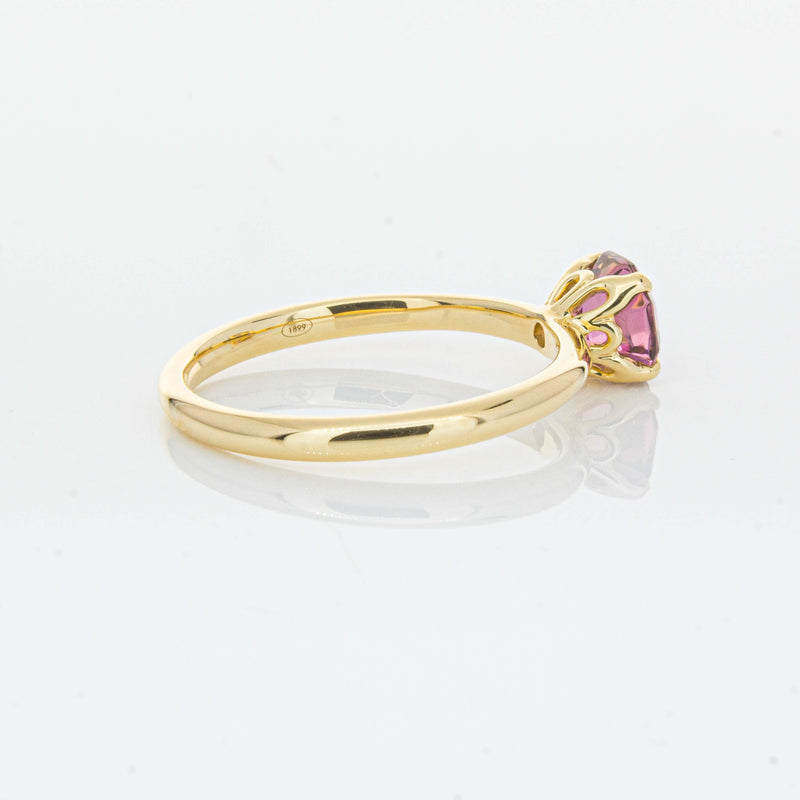 18ct Yellow Gold .90ct Pink Tourmaline Mini Octavia Ring-Ring-Walker & Hall
