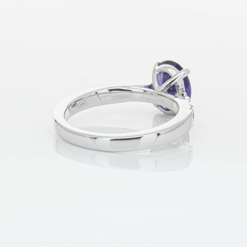 18ct White Gold 2.03ct Sapphire & Diamond Phoenix Ring-Ring-Walker & Hall