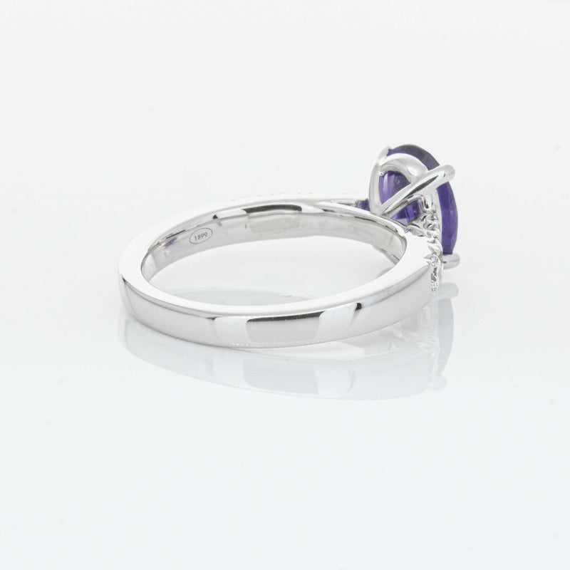18ct White Gold 2.03ct Sapphire & Diamond Phoenix Ring-Ring-Walker & Hall