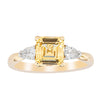 18ct Yellow Gold 1.58ct Golden Sapphire & Diamond Ayla Ring-Ring-Walker & Hall