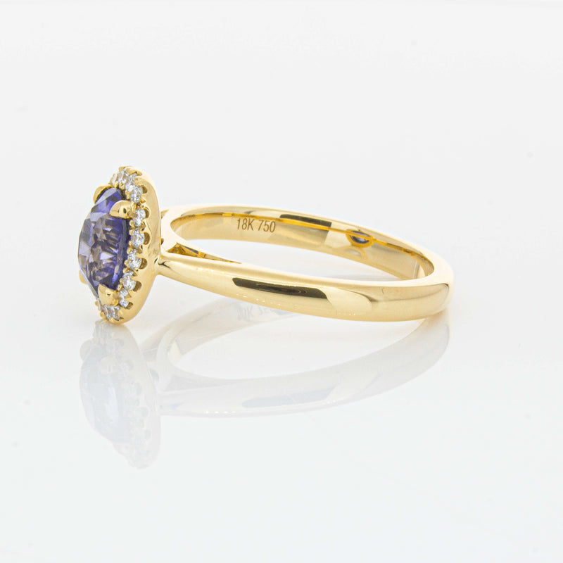 18ct Yellow Gold 1.53ct Sapphire & Diamond Nina Ring-Ring-Walker & Hall