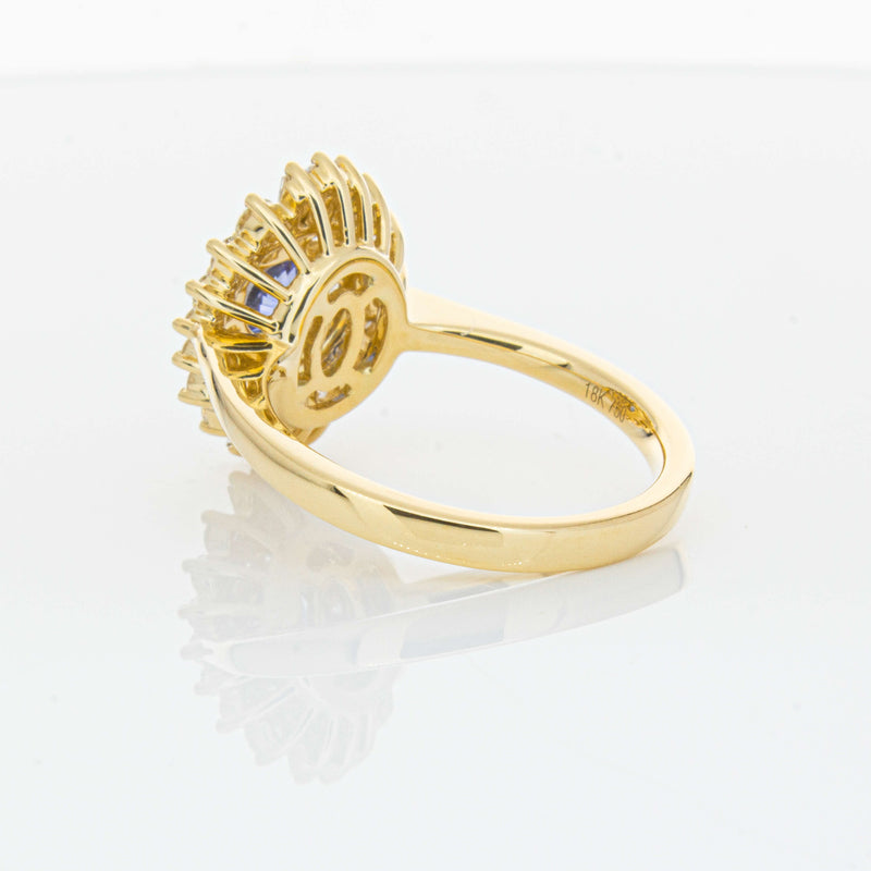 18ct Yellow Gold .71ct Sapphire & Diamond Kira Ring-Ring-Walker & Hall