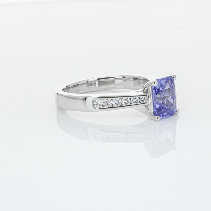 18ct White Gold 1.89ct Sapphire Avalon Ring-Ring-Walker & Hall