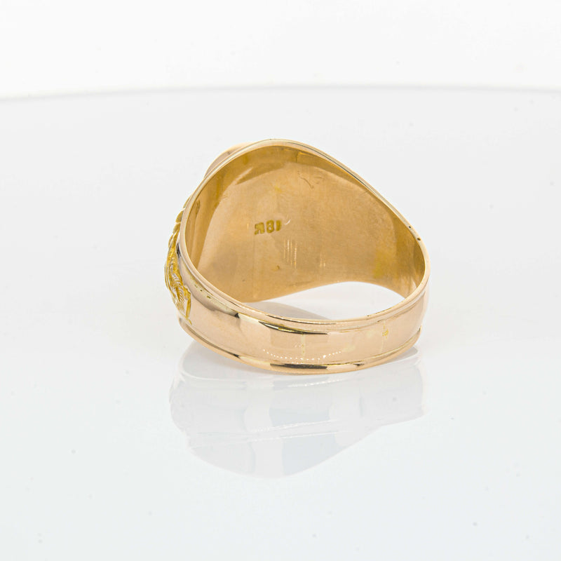 Deja Vu 18ct Yellow Gold Synthetic Star Sapphire Dress Ring - Ring - Walker & Hall