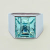 Platinum 9.65ct Aquamarine Flare Ring - Ring - Walker & Hall