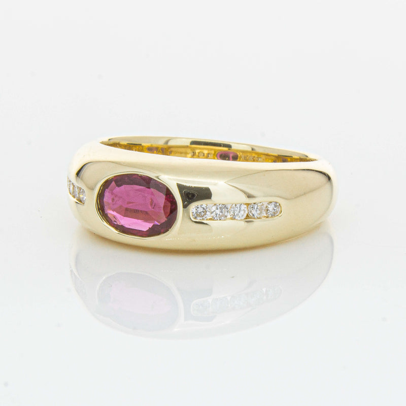 9ct Yellow Gold Ruby and Diamond Kylie Ring - Ring - Walker & Hall