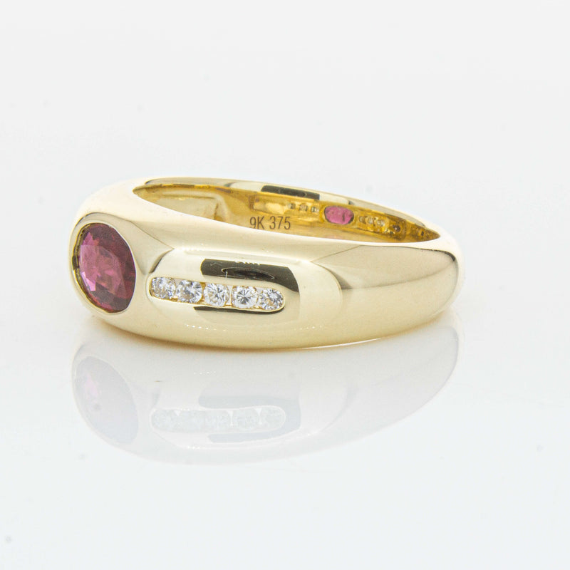 9ct Yellow Gold Ruby and Diamond Kylie Ring - Ring - Walker & Hall