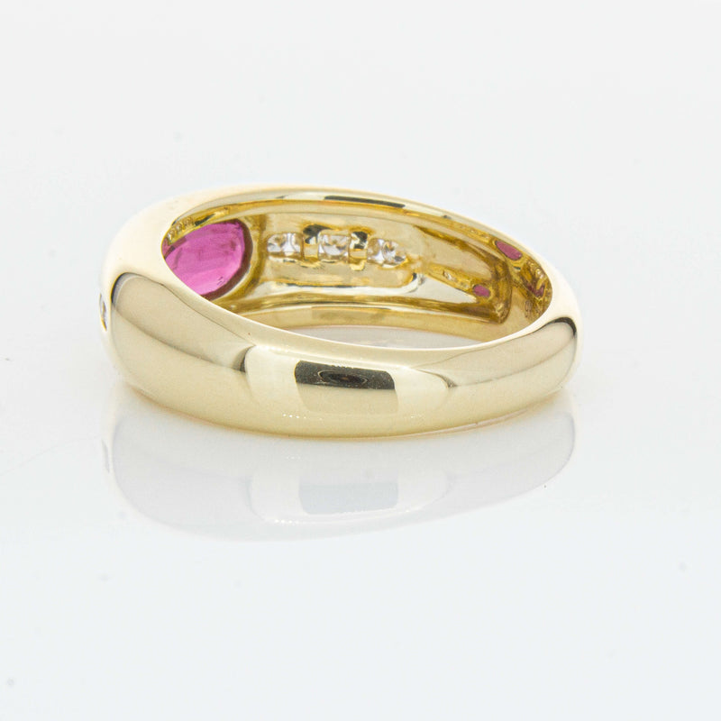 9ct Yellow Gold Ruby and Diamond Kylie Ring - Ring - Walker & Hall