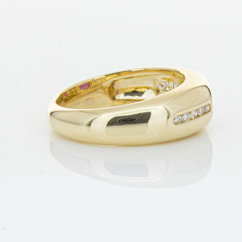 9ct Yellow Gold Ruby and Diamond Kylie Ring - Ring - Walker & Hall