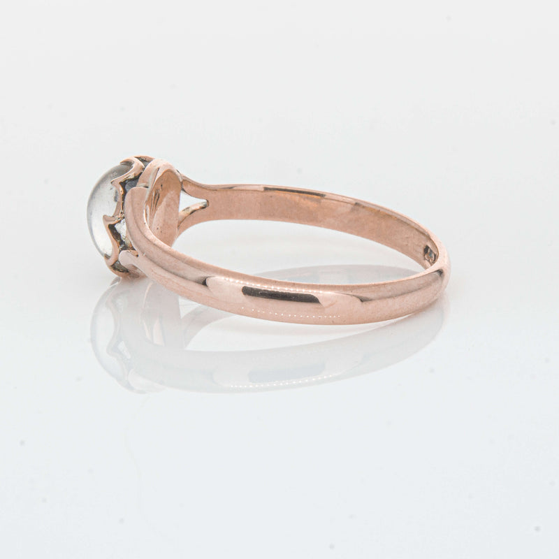 Vintage 8ct Rose Gold Moonstone Ring - Ring - Walker & Hall