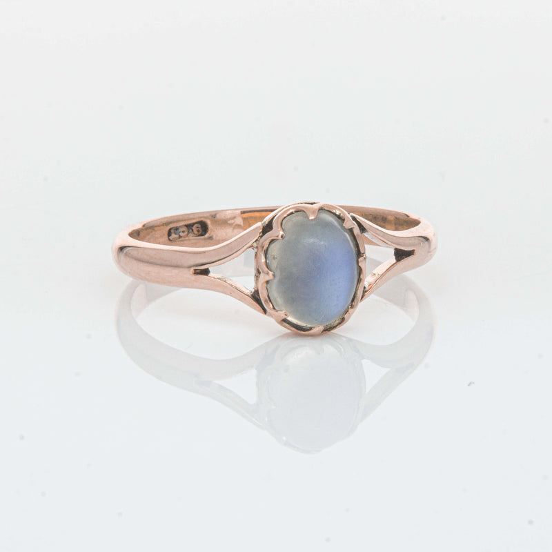 Vintage 8ct Rose Gold Moonstone Ring - Ring - Walker & Hall