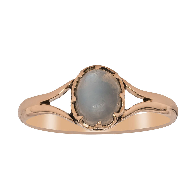 Vintage 8ct Rose Gold Moonstone Ring - Ring - Walker & Hall