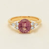 18ct Yellow Gold 2.49ct Padparadscha Sapphire Oriana Ring - Ring - Walker & Hall