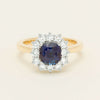 18ct Yellow Gold 2.00ct Sapphire & Diamond Belle Ring