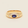 18ct Yellow Gold .43ct Sapphire & Diamond Kylie Ring