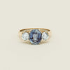 Deja Vu 18ct Yellow Gold 3.67ct Sapphire & Diamond Ring