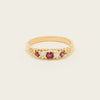 Deja Vu 18ct Yellow Gold Ruby & Diamond Ring - Ring - Walker & Hall