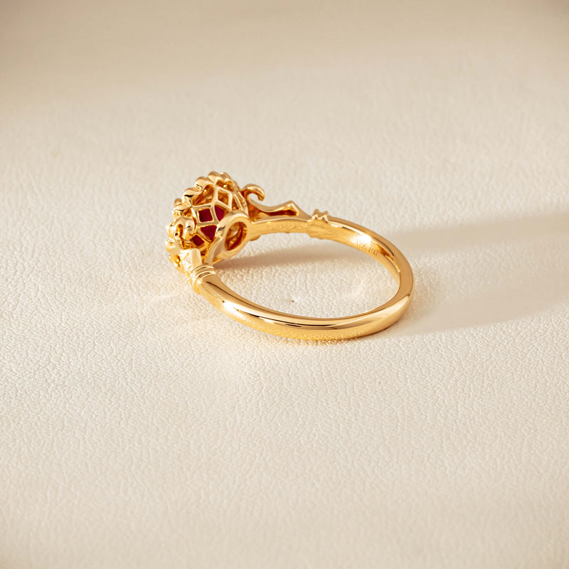 18ct Yellow Gold 1.02ct Ruby & Diamond Versailles Ring - Ring - Walker & Hall