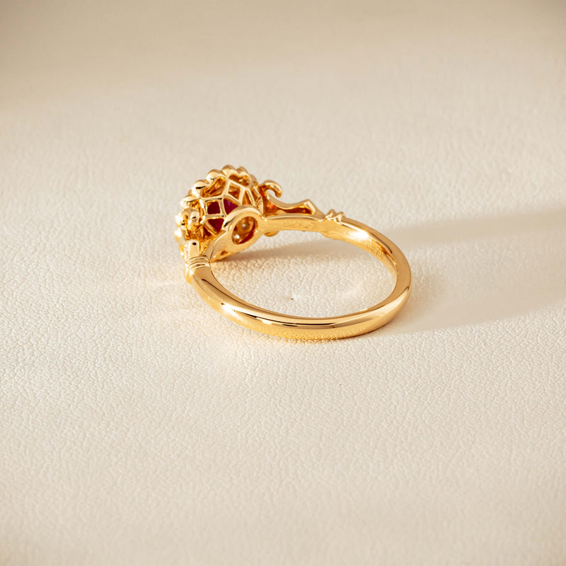 18ct Yellow Gold 1.02ct Ruby & Diamond Versailles Ring - Ring - Walker & Hall