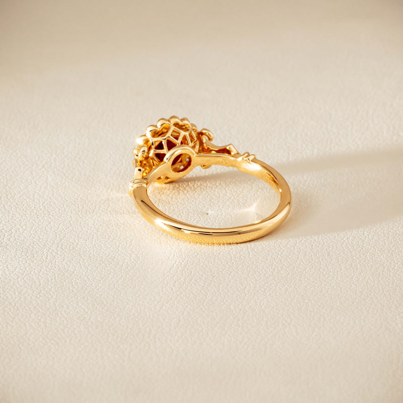 18ct Yellow Gold 1.02ct Ruby & Diamond Versailles Ring - Ring - Walker & Hall