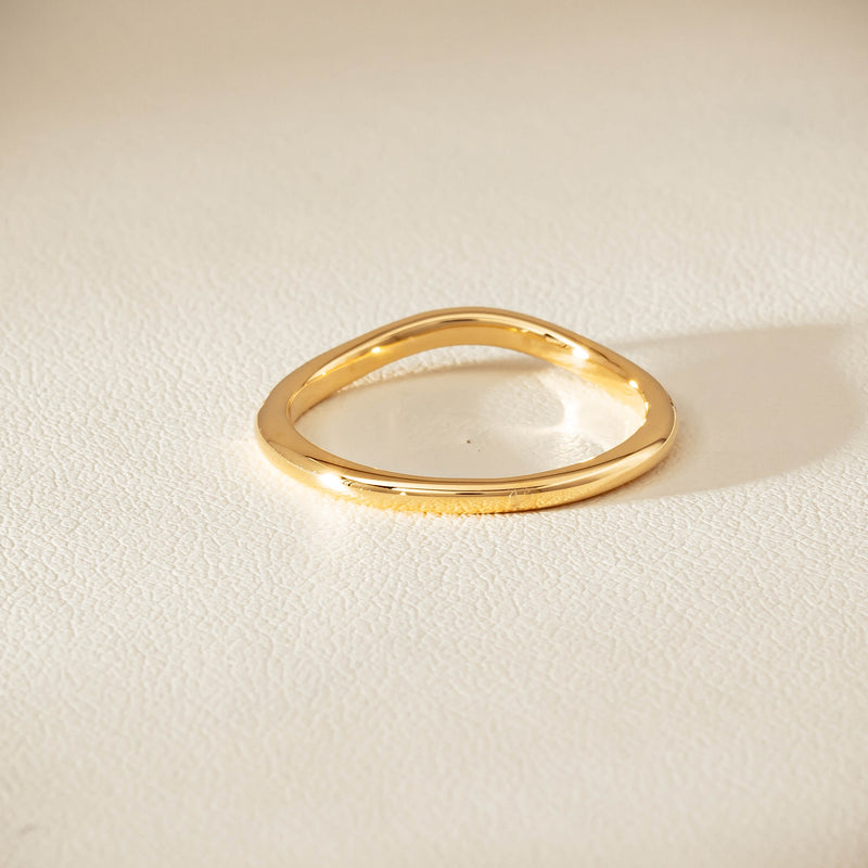 18ct Yellow Gold .15ct Diamond Grace Band - Ring - Walker & Hall